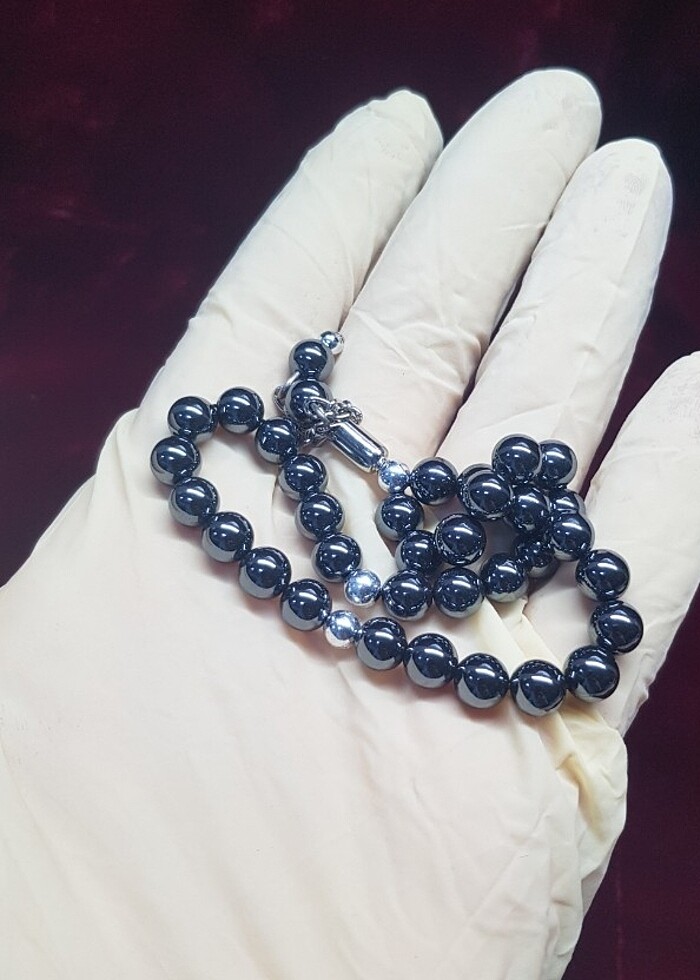 DOĞAL TERAHERTZ TAŞI TESPİH - Görsel 3