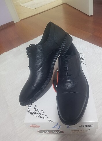 EL YAPIMI 42 NUMARA RAHAT KALIP DERİ AYAKKABI - Görsel 2