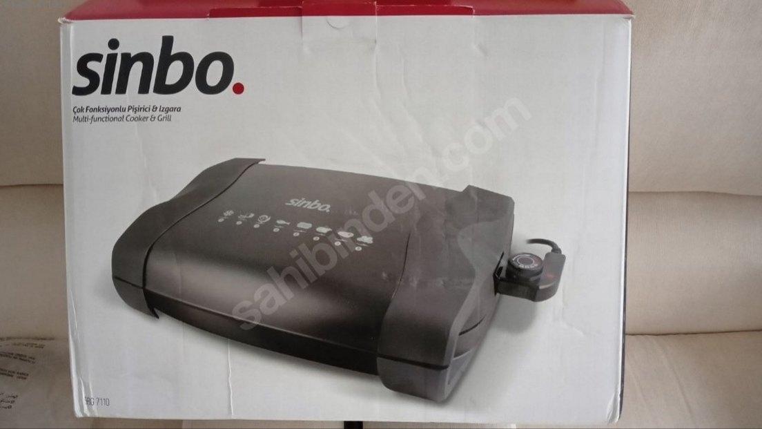 SİNBO ÇOK AMAÇLI SIFIR ELEKTRİKLİ IZGARA - Görsel 5