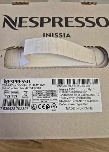 ORJİNAL SIFIR NESPRESSO KAHVE MAKİNESİ - Görsel 10