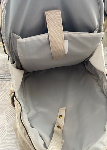 Beden Bej Minimalist Sade Anne Bebek Çantası