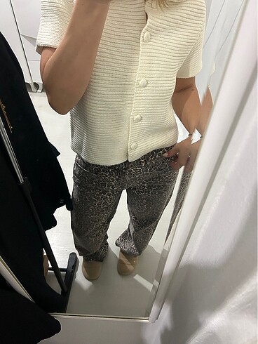 Pull and Bear Leopar pantalon