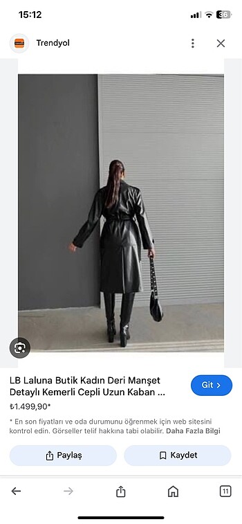 diğer Beden Deri kaban bir kere giyildi defosu yoktur