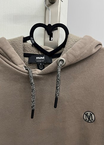 Kahverengi Kapüşonlu Oversize Sweatshirt - Görsel 2