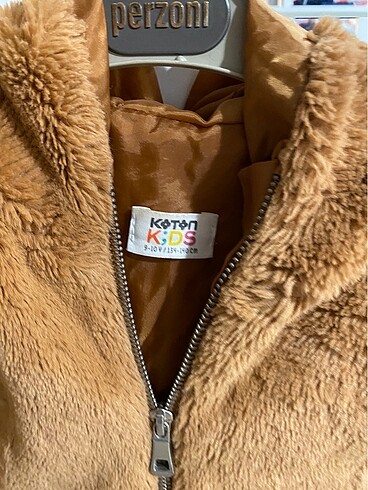 10 Yaş Beden Peluş Mont