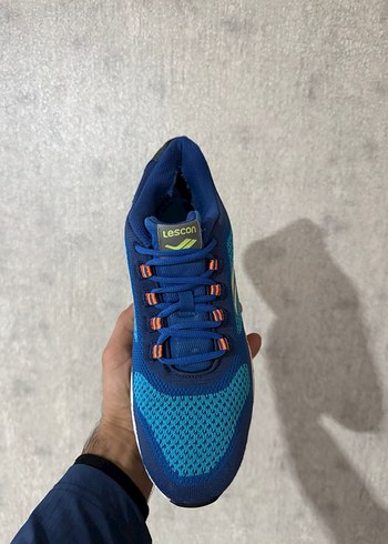 Erkek Elastik Bağcıklı Mavi Spor Ayakkabı - Görsel 3