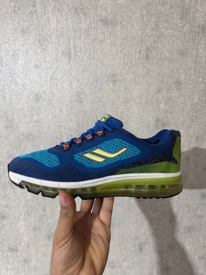 Erkek Elastik Bağcıklı Mavi Spor Ayakkabı - Görsel 2