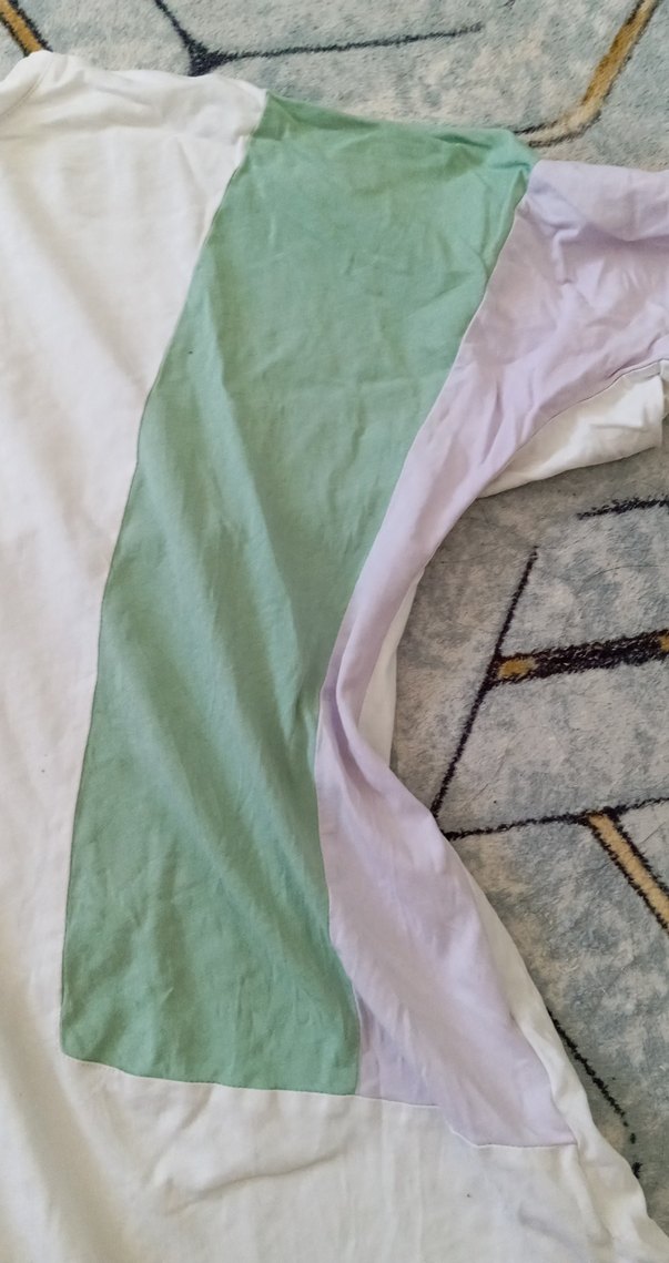 Kısa Kollu, Pamuklu översize tişört - Görsel 3