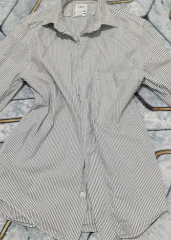 kadın Keten Uzun Kollu Gömlek - Görsel 3