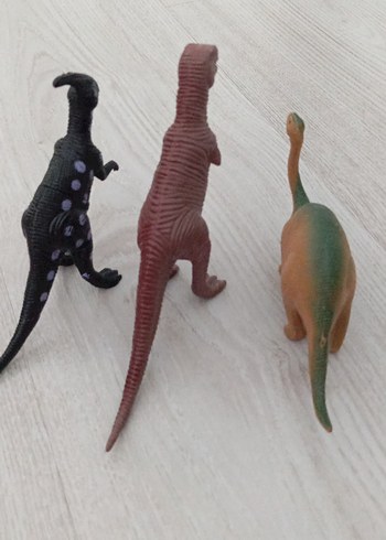 Koyu Renkli Dinozor Aksiyon Figürleri Seti - Görsel 3