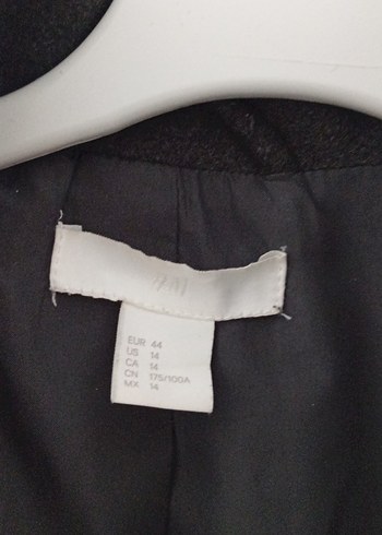 Koyu gri çift düğmeli kaban - Görsel 3