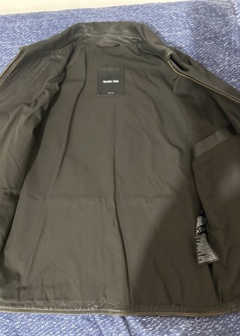 Kahverengi Deri Erkek Ceket - Görsel 3