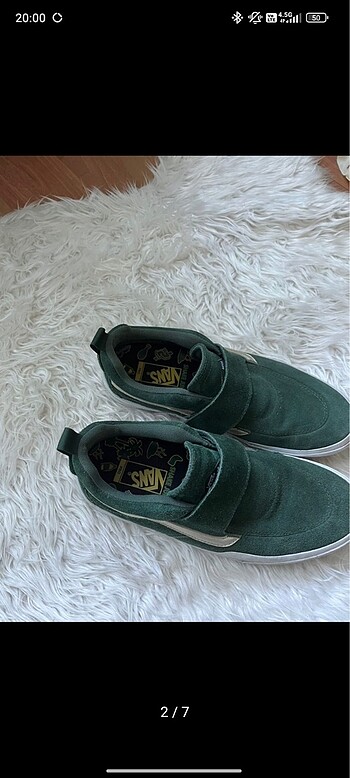 44 Beden yeşil Renk Vans erkek 44