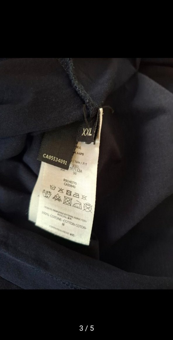 Fendi Erkek Mavi Baskılı Tişört - Görsel 3