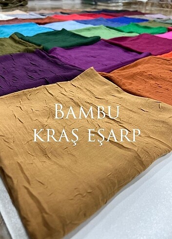 Bambu kraş eşarp