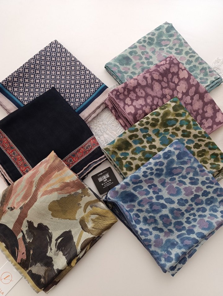 Pamuk eşarp tok durur soft değil  kolay şekil alir - Görsel 4