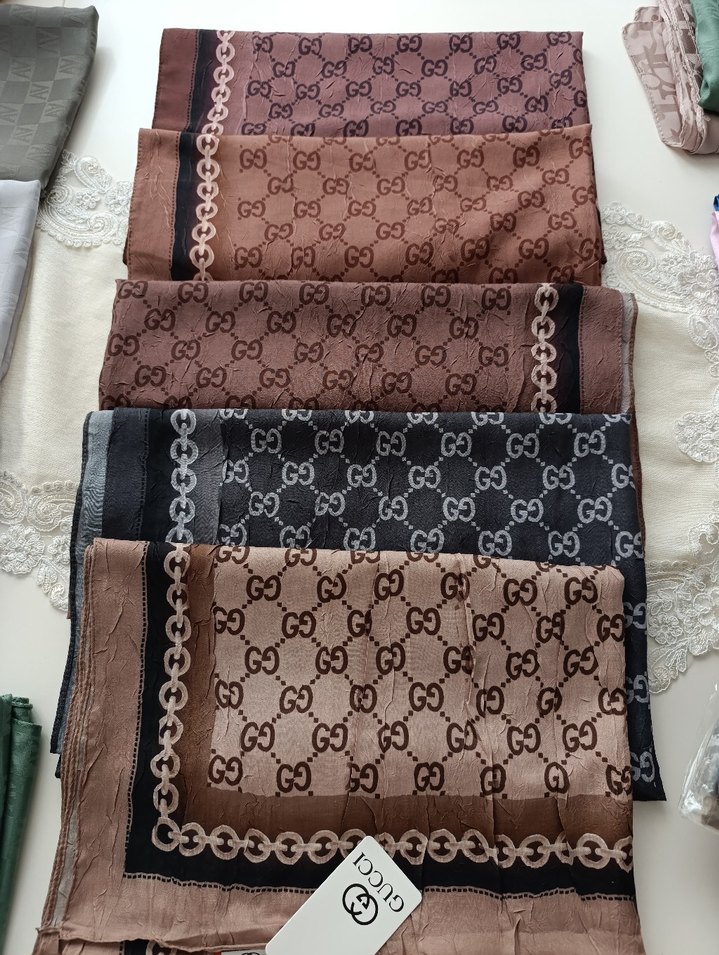 Gucci desen bambu kraş şal - Görsel 2