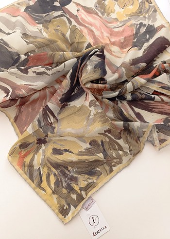 Pamuk eşarp tok durur soft değil  kolay şekil alir - Görsel 8