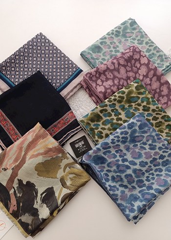 Pamuk eşarp tok durur soft değil  kolay şekil alir - Görsel 6