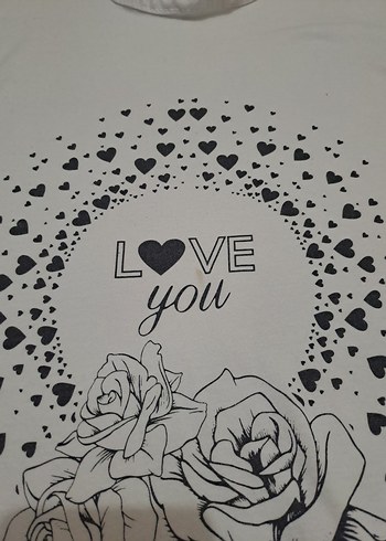 Beyaz Baskılı Kolsuz Tişört - Görsel 3