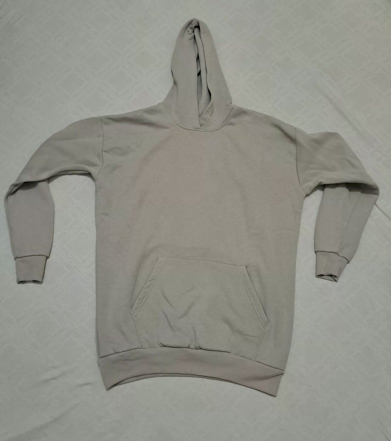 Kapüşonlu Baskılı Kadın Oversize Sweatshirt - Görsel 2