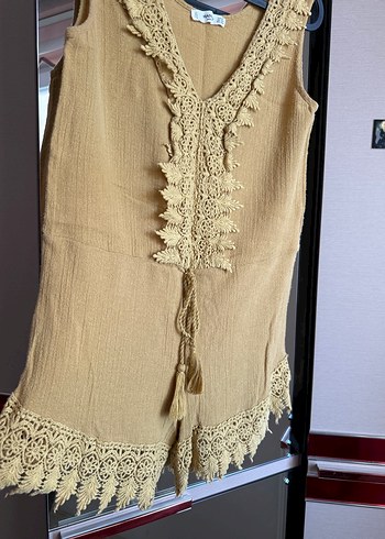 Yazlık kısa tulum - Görsel 6