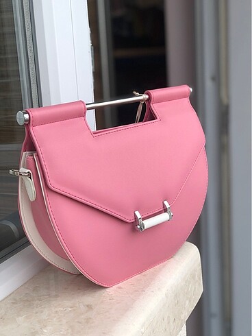 Matmazel pembe çanta - Görsel 5