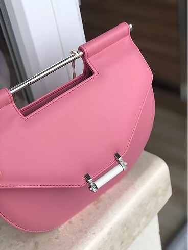 Matmazel pembe çanta - Görsel 10