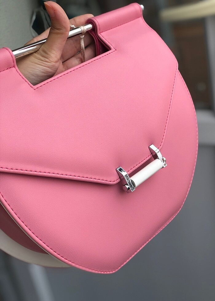 Matmazel pembe çanta - Görsel 3