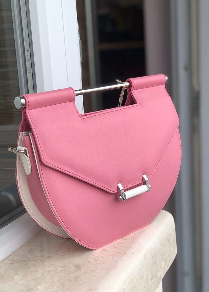 Matmazel pembe çanta - Görsel 5