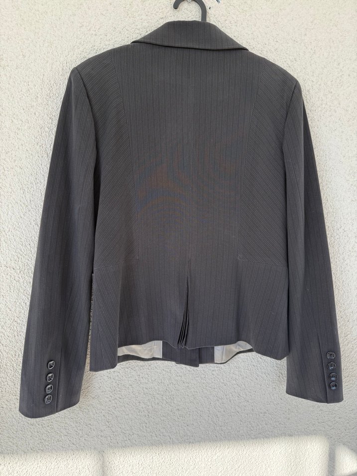 Siyah Düğmeli Kadın Blazer Ceket - Görsel 5