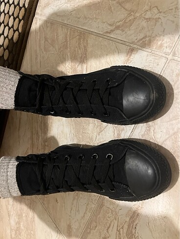 converse siyah blazer bilekli ayakkabi