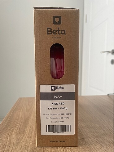 1kg kırmızı pla filament