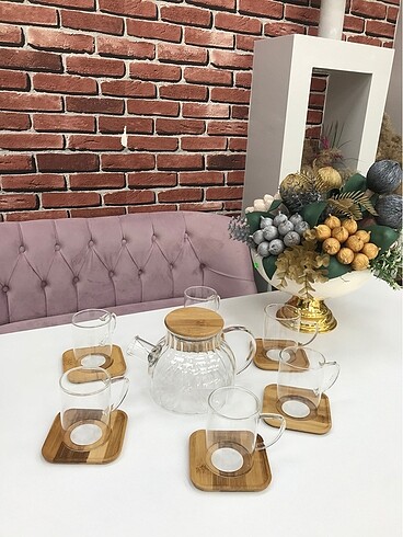 Termosilikat ısıya dayanıklı cam çaydanlık