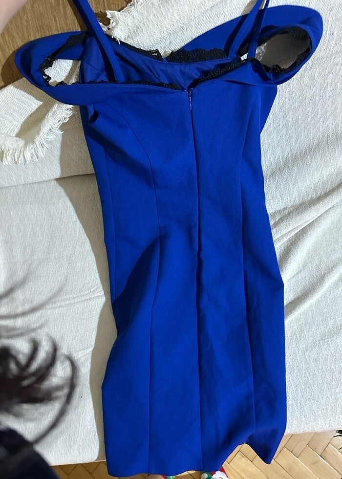 Mavi elbise - Görsel 5