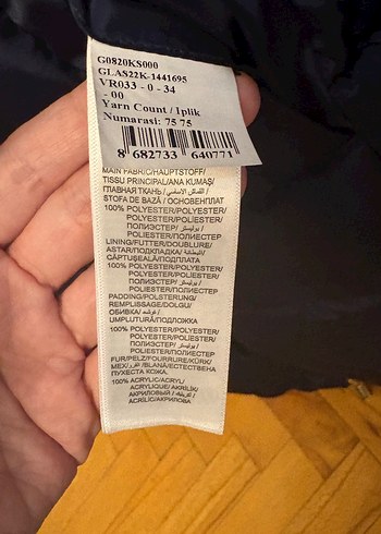 Lacivert polo uzun mont hiç giyilmedi - Görsel 5