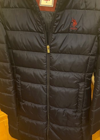 Lacivert polo uzun mont hiç giyilmedi - Görsel 4