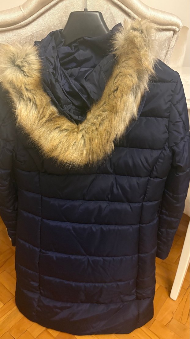 Lacivert polo uzun mont hiç giyilmedi - Görsel 2