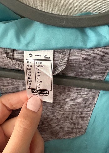 Gri Kadın kayak montu - Görsel 4