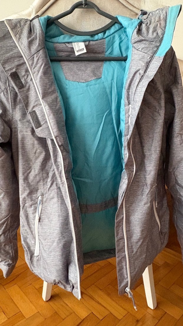 Gri Kadın kayak montu - Görsel 2