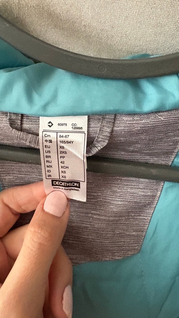 Gri Kadın kayak montu - Görsel 4