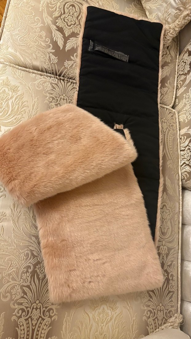 Kürk atkı şal zara - Görsel 3