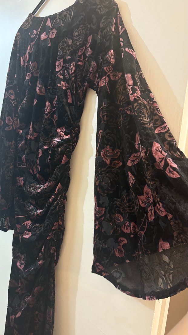 Zara kadife elbise - Görsel 2