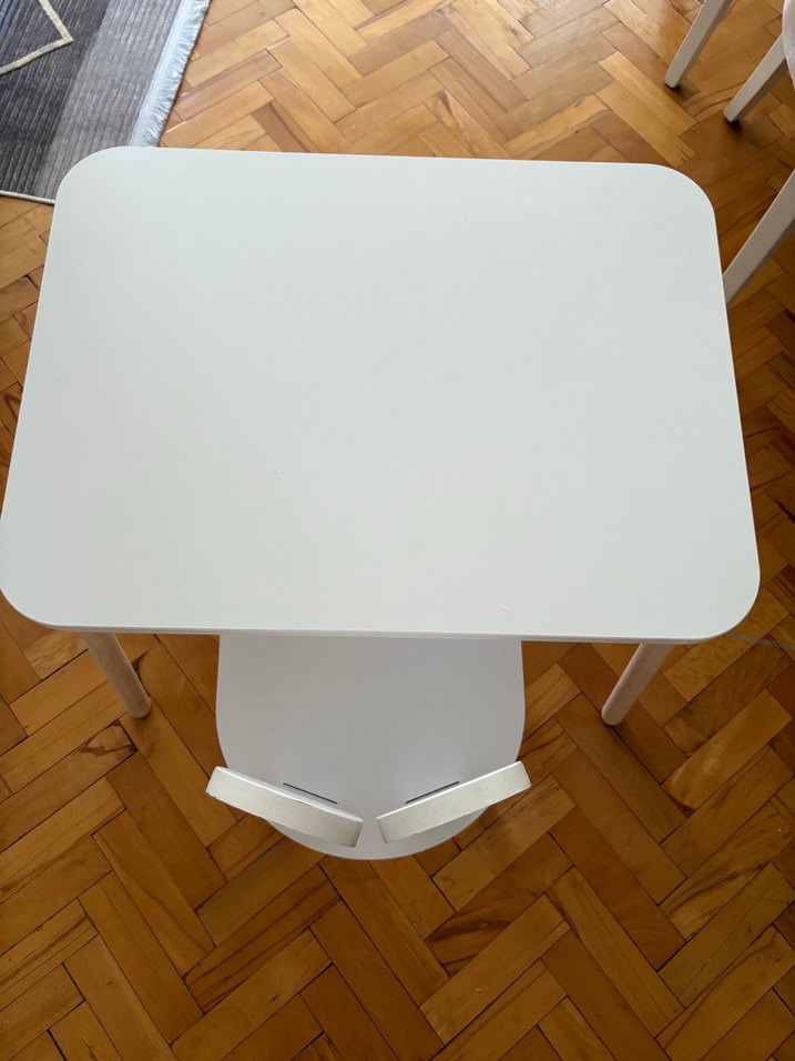 Beyaz Pastel Çocuk Sandalyesi - Görsel 3