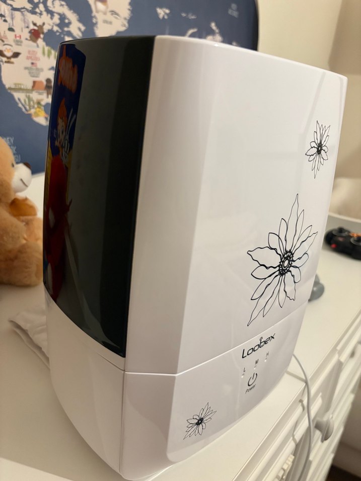 Beyaz Loobex Hava Temizleyici ve Nemlendirici soğuk buhar - Görsel 3