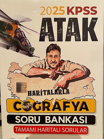 MEHMET EĞİT ATAK KPSS HARİTALAR COĞRAFYA SORU BANKASI