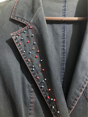 38 Beden lacivert Renk KADIN BLAZER