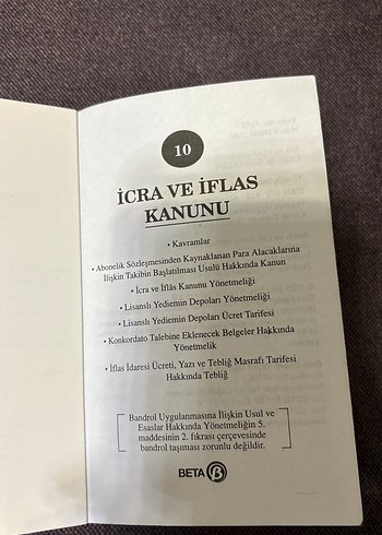 İcra ve İflas Kanunu Cep Kitabı 2023 - Görsel 3