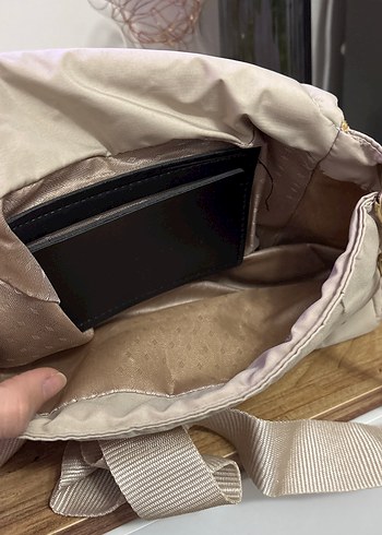 Bej Tokalı Kadın Omuz Çantası - Görsel 3