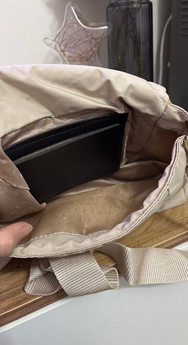 Bej Tokalı Kadın Omuz Çantası - Görsel 3